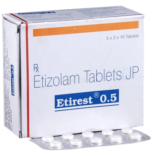 etirest 0.5mg tablet 10's